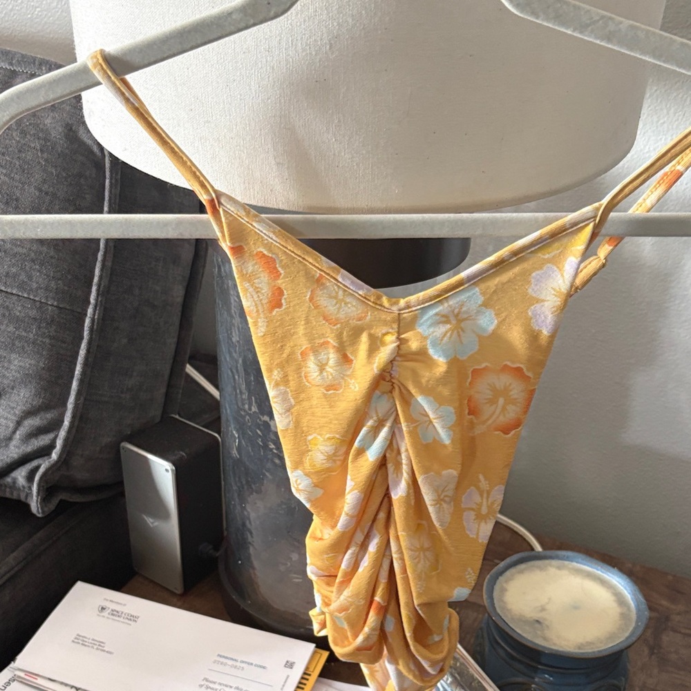 Urban Outfitters Yellow Floral Panties